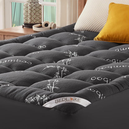Surmatelas Double en Bambou – Confort Fraîcheur 2 Places